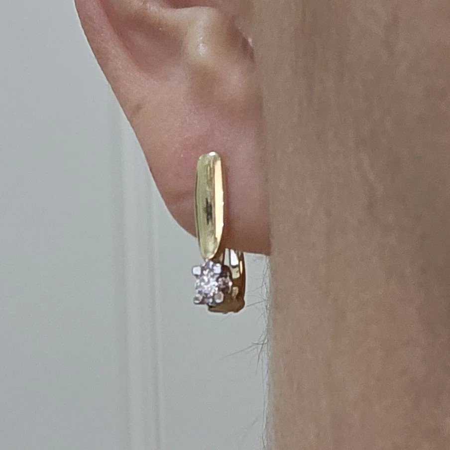 Серьги Deimantas 110380787 2,68гр 0,20ct. купить,NaN