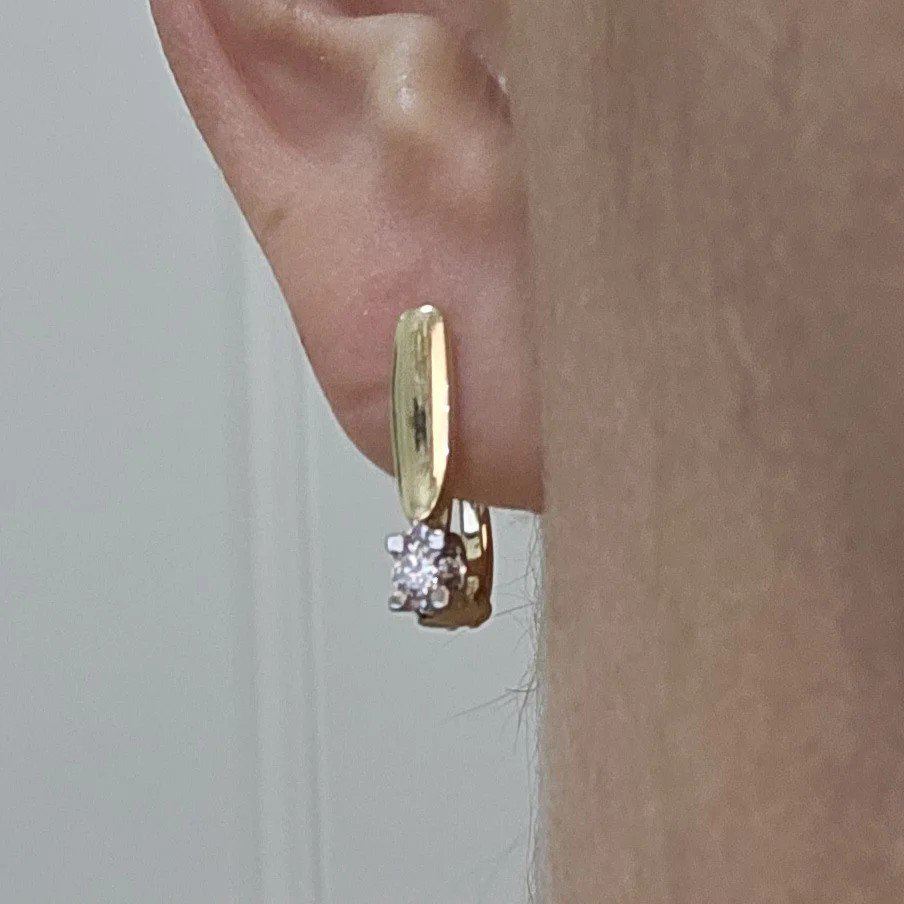Серьги Deimantas 110380787 2,68гр 0,20ct. купить,NaN