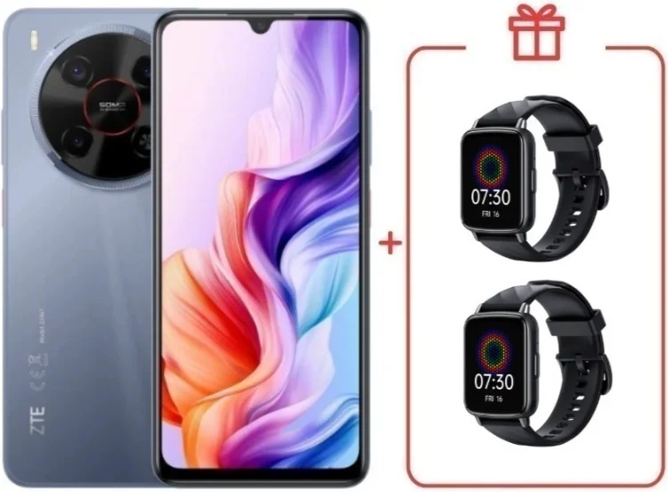 Смартфон ZTE Nubia V70 Max 6/128GB серый + подарок  купить,NaN