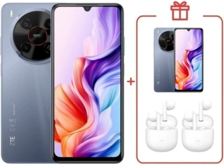 Смартфон ZTE Nubia V70 Max 6/128GB серый + подарок  купить,NaN