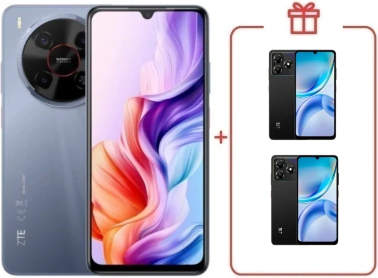 Смартфон ZTE Nubia V70 Max 6/128GB серый + подарок  купить,NaN