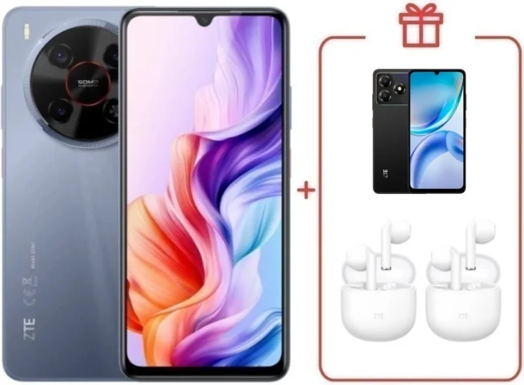 Смартфон ZTE Nubia V70 Max 6/128GB серый + подарок  купить,NaN