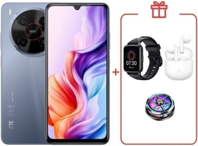 Смартфон ZTE Nubia V70 Max 6/128GB серый + подарок  купить,NaN