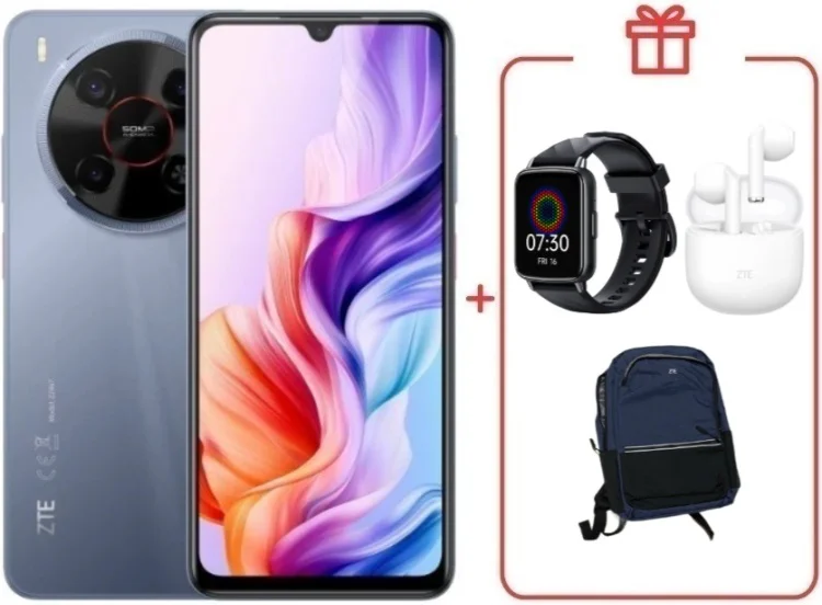 Смартфон ZTE Nubia V70 Max 6/128GB серый + подарок  купить,NaN