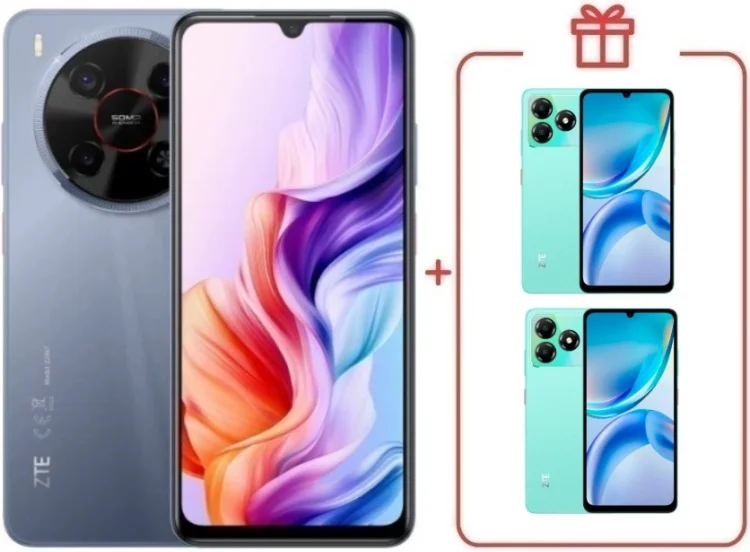 Смартфон ZTE Nubia V70 Max 6/128GB серый + подарок  купить,NaN