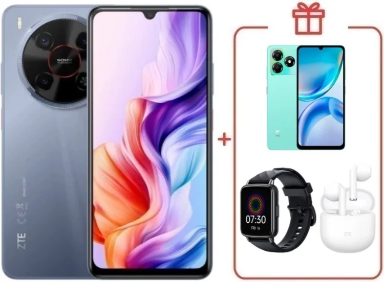 Смартфон ZTE Nubia V70 Max 6/128GB серый + подарок  купить,NaN