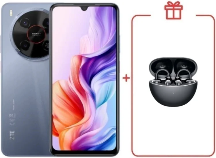 Смартфон ZTE Nubia V70 Max 6/128GB серый + подарок  купить,NaN