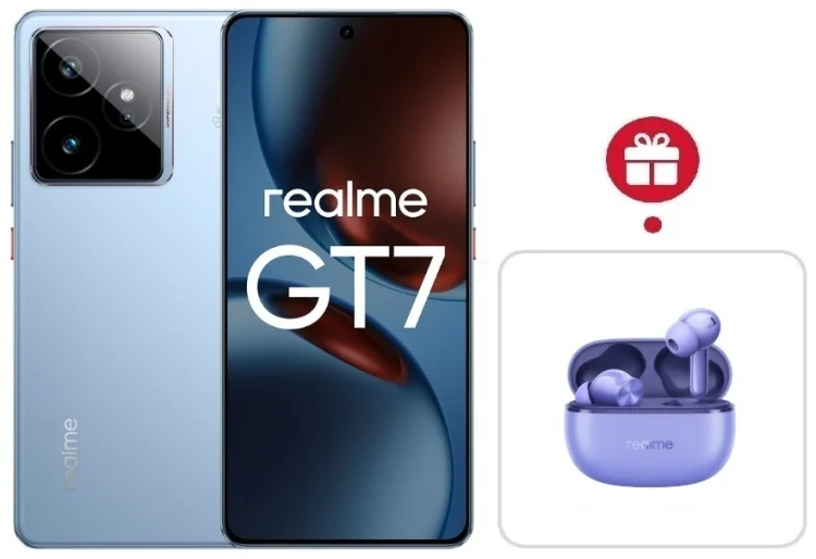 Смартфон Realme GT7 5G 12/256GB IceSense Blue + подарок купить,NaN
