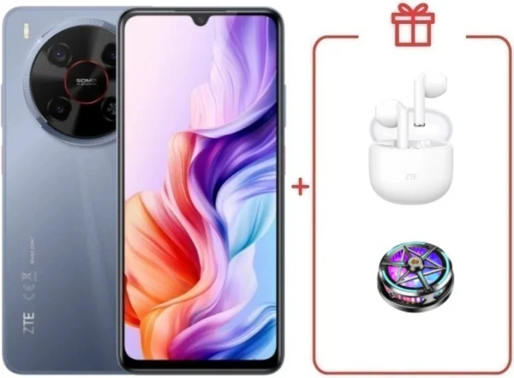 Смартфон ZTE Nubia V70 Max 6/128GB серый + подарок  купить,NaN