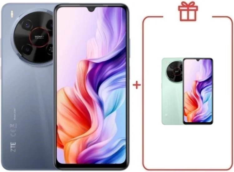 Смартфон ZTE Nubia V70 Max 6/128GB серый + подарок  купить,NaN