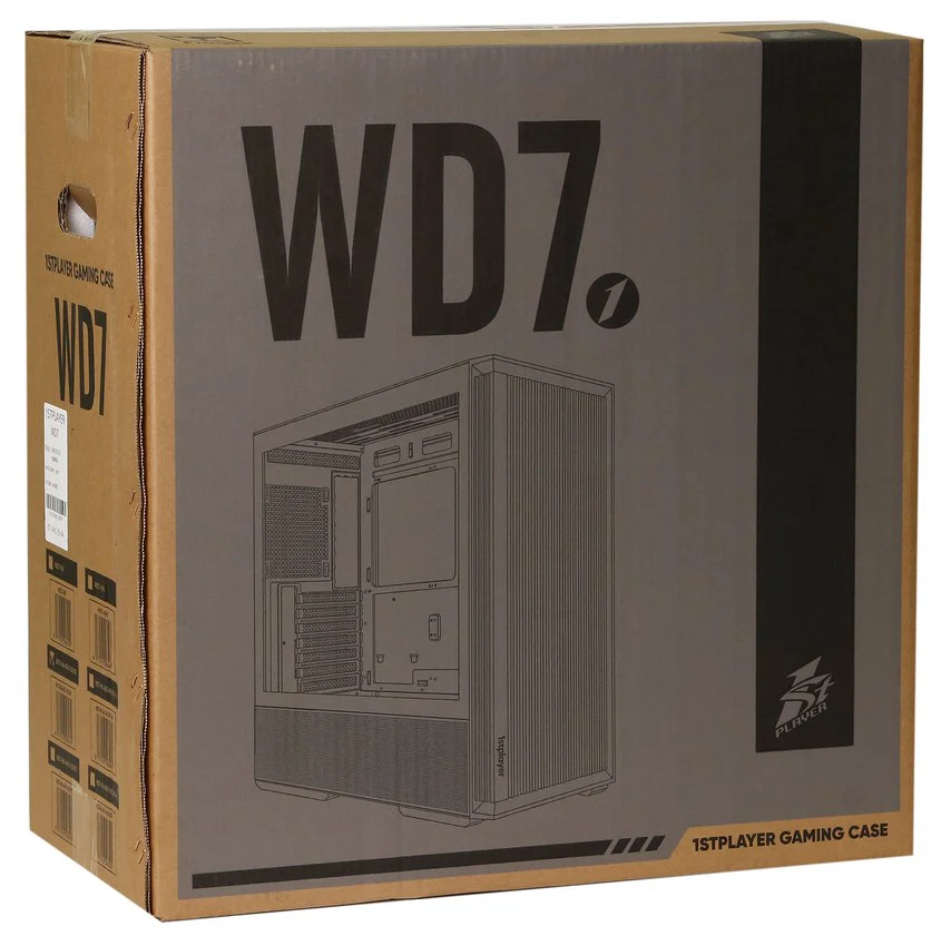 Корпус 1Stplayer WD7-BK WD7-BK-4FA7-2FA7R чёрный купить,NaN