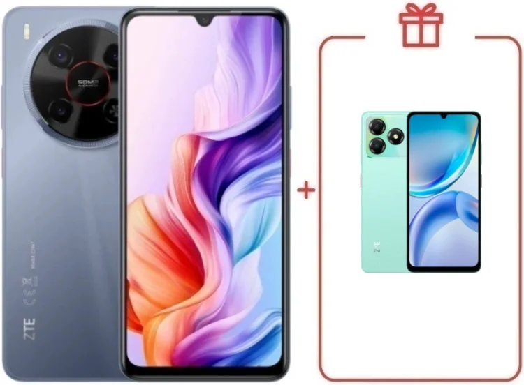 Смартфон ZTE Nubia V70 Max 6/128GB серый + подарок  купить,NaN