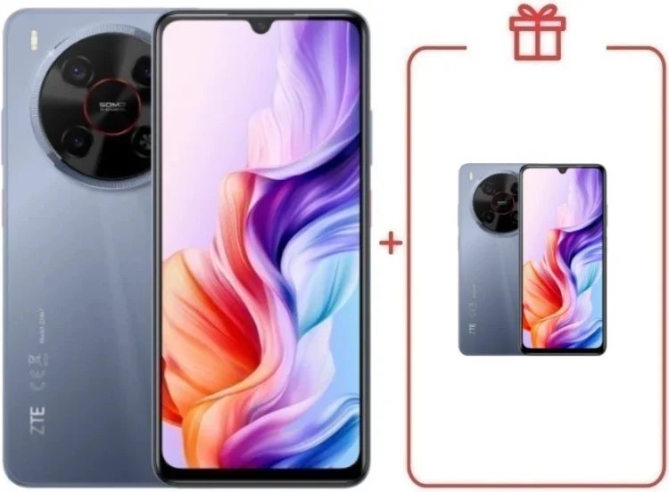 Смартфон ZTE Nubia V70 Max 6/128GB серый + подарок  купить,NaN