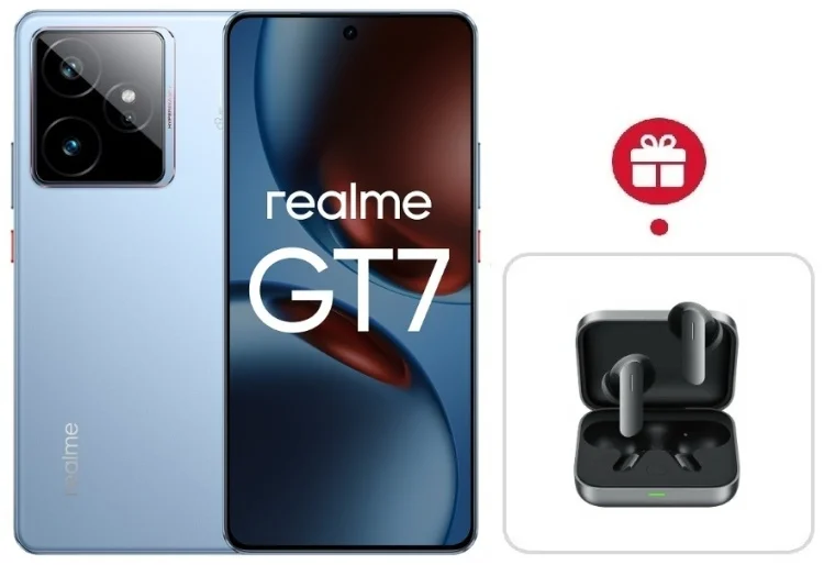 Смартфон Realme GT7 5G 12/256GB IceSense Blue + подарок купить,NaN
