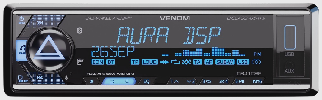 AurA VENOM-D641DSP 1 DIN