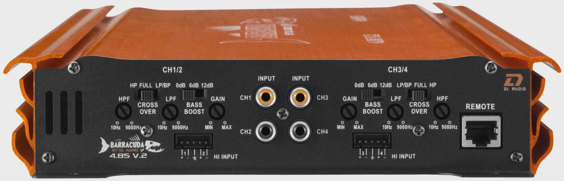 DL Audio Усилитель Barracuda 4.85 V2 + установочный набор Barracuda WK 84 250 Вт 4 канальный