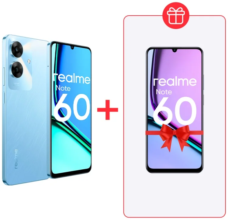 Смартфон Realme Note 60 4/128GB Voyage Blue + подарок купить,NaN