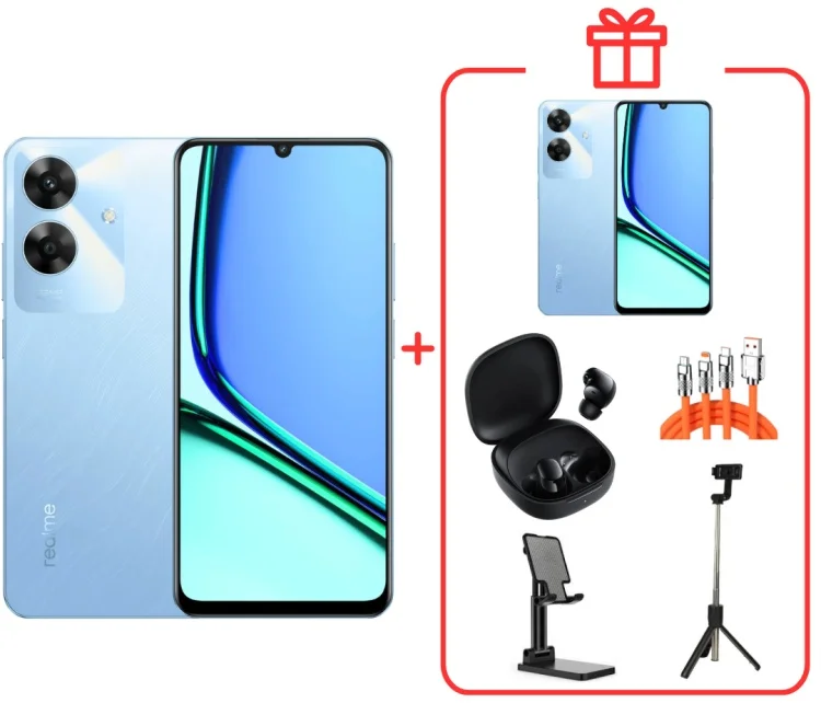Смартфон Realme Note 60 4/128GB Voyage Blue + подарок купить,NaN