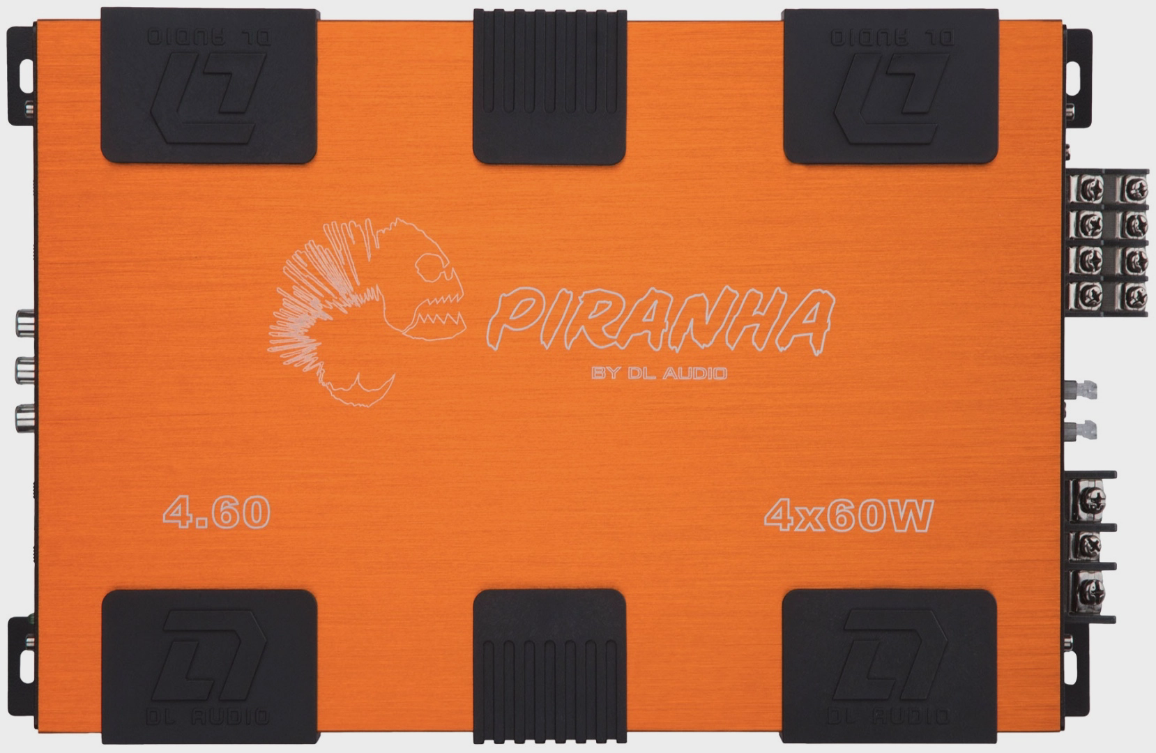 DL Audio усилитель Piranha 4.60 + установочный комплект Barracuda WK 84 190 Вт 4 канальный