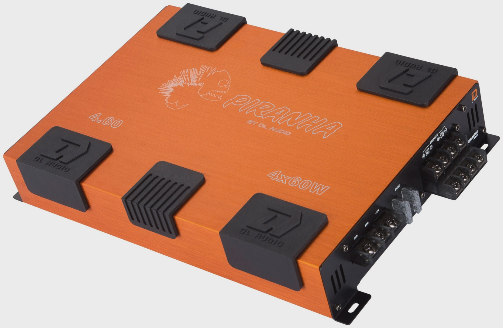DL Audio усилитель Piranha 4.60 + установочный комплект Barracuda WK 84 190 Вт 4 канальный
