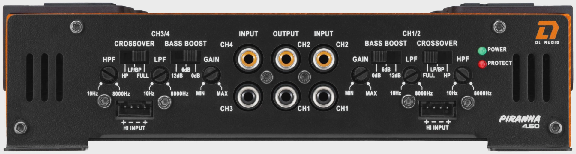 DL Audio усилитель Piranha 4.60 + установочный комплект Barracuda WK 84 190 Вт 4 канальный