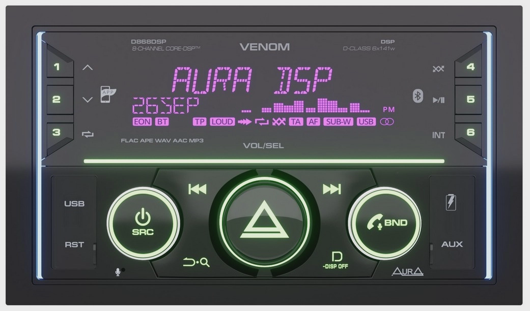 AurA VENOM-D868DSP 2 DIN