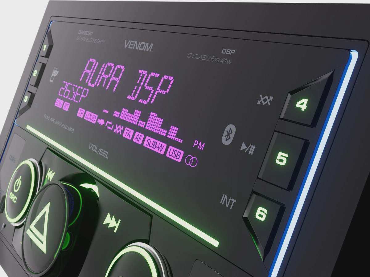 AurA VENOM-D868DSP 2 DIN
