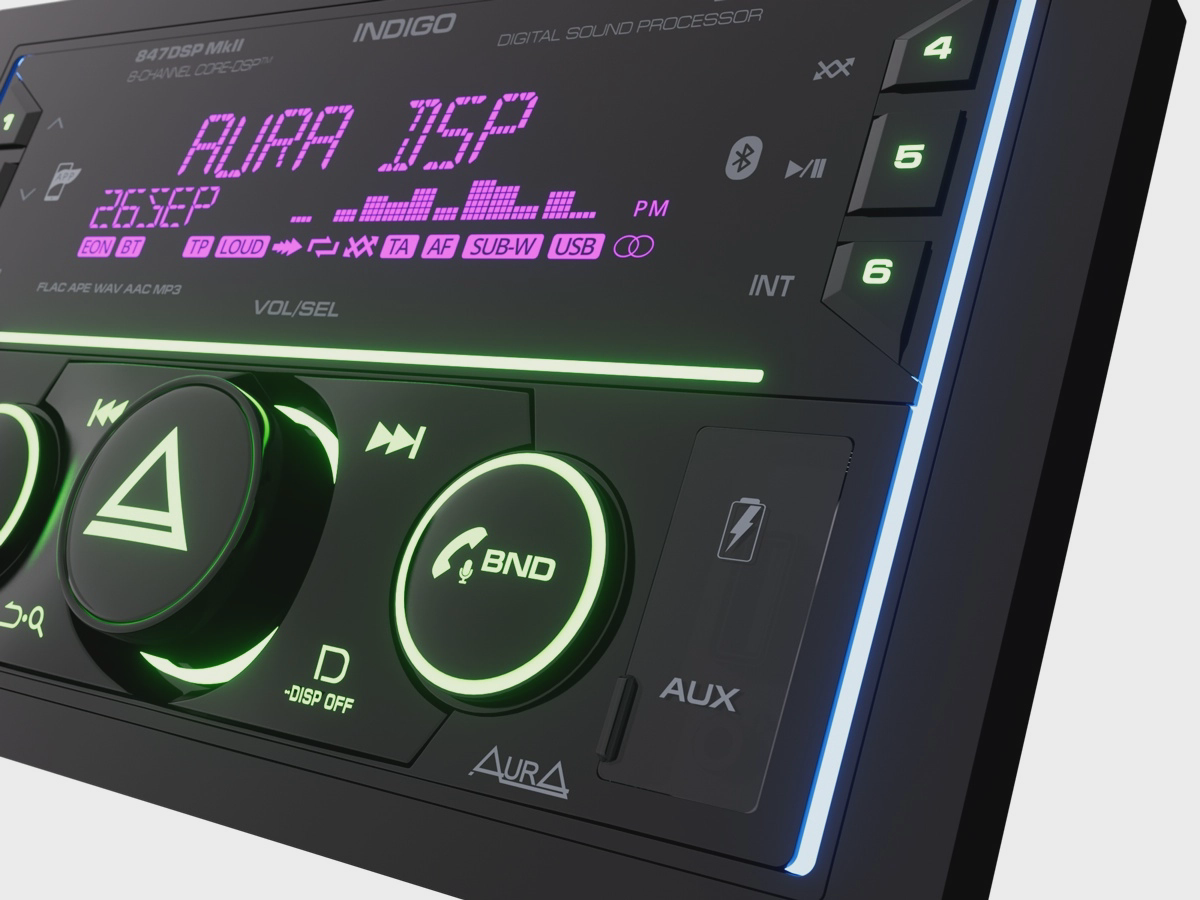 AurA Indigo-847DSP MKII 2DIN 2 DIN