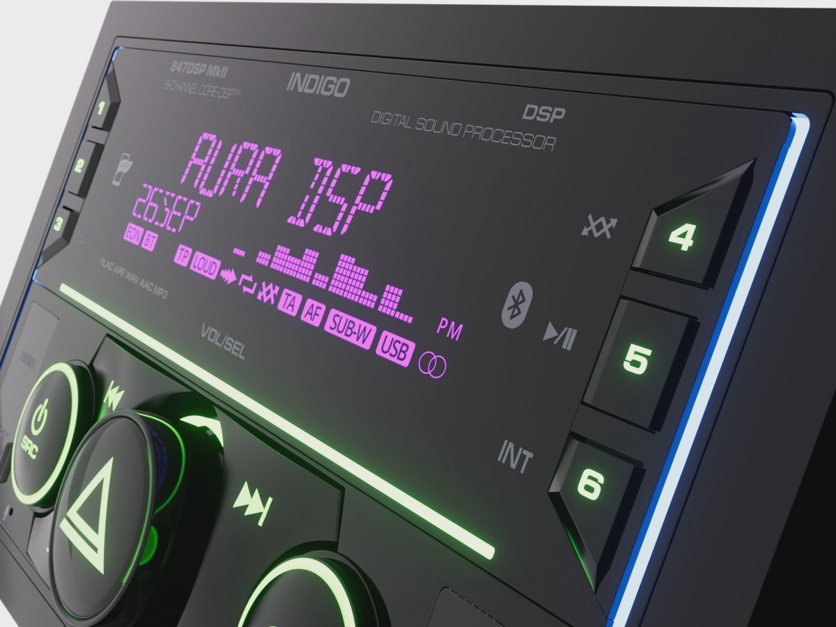 AurA Indigo-847DSP MKII 2DIN 2 DIN