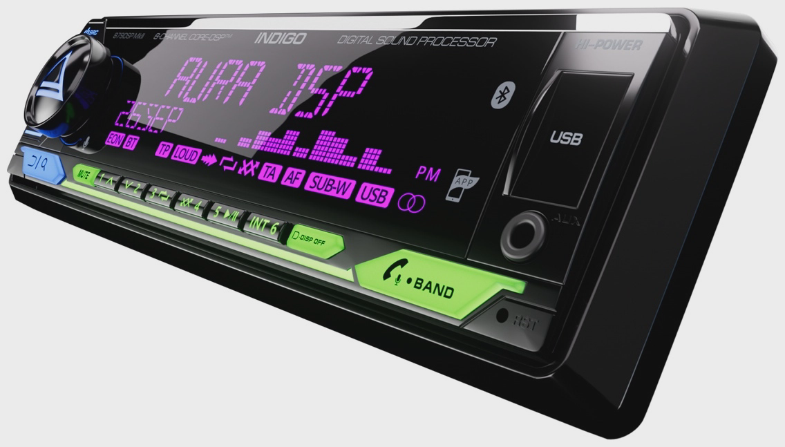 AurA indigo 879 DSP MK2 Hi-Power 1 DIN универсальная