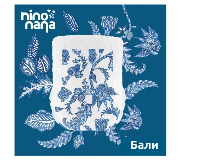 Подгузники-трусики Nino Nana Батик 6-11 кг M 42 шт купить,NaN