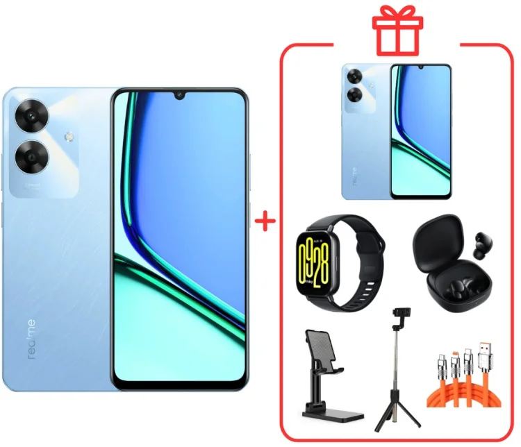 Смартфон Realme Note 60 4/128GB Voyage Blue + подарок купить,NaN