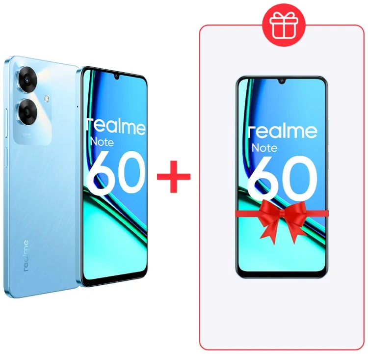 Смартфон Realme Note 60 4/128GB Voyage Blue + подарок купить,NaN