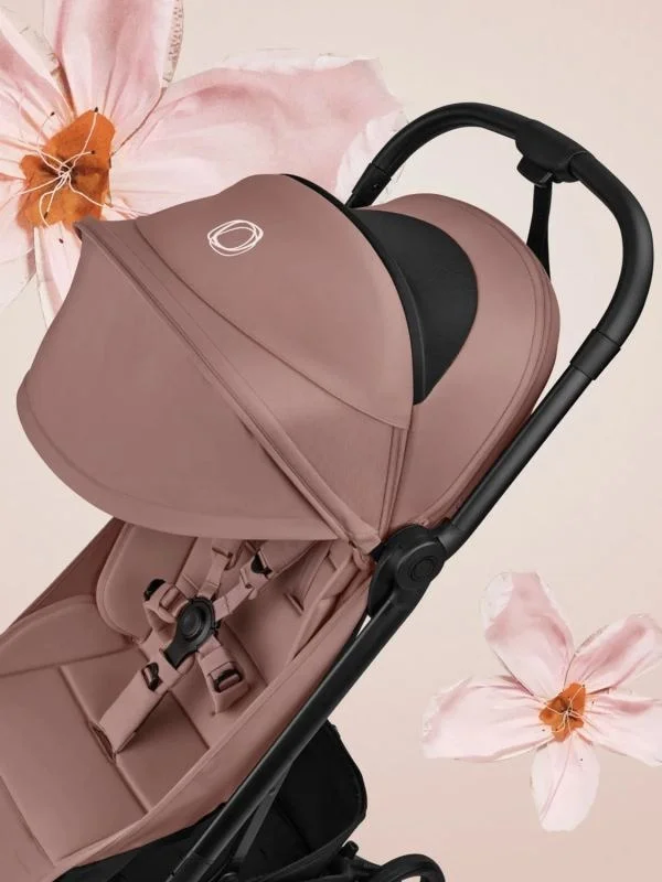 Коляска прогулочная Bugaboo Butterfly 2 complete Black/Dusty Pink купить,NaN