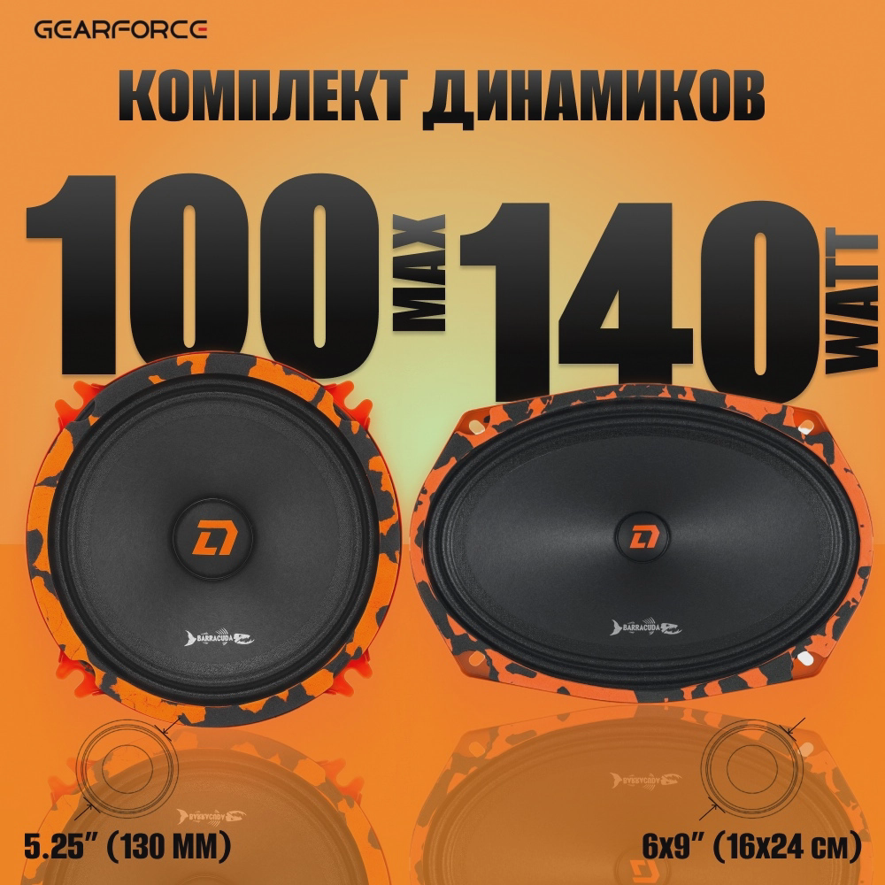 DL Audio среднечастотная АС 13/69 комплект колонок купить,NaN