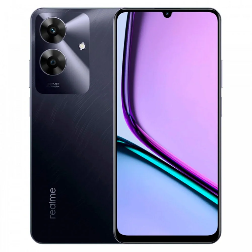 Смартфон Realme Note 60 6/128GB Marble Black + подарок