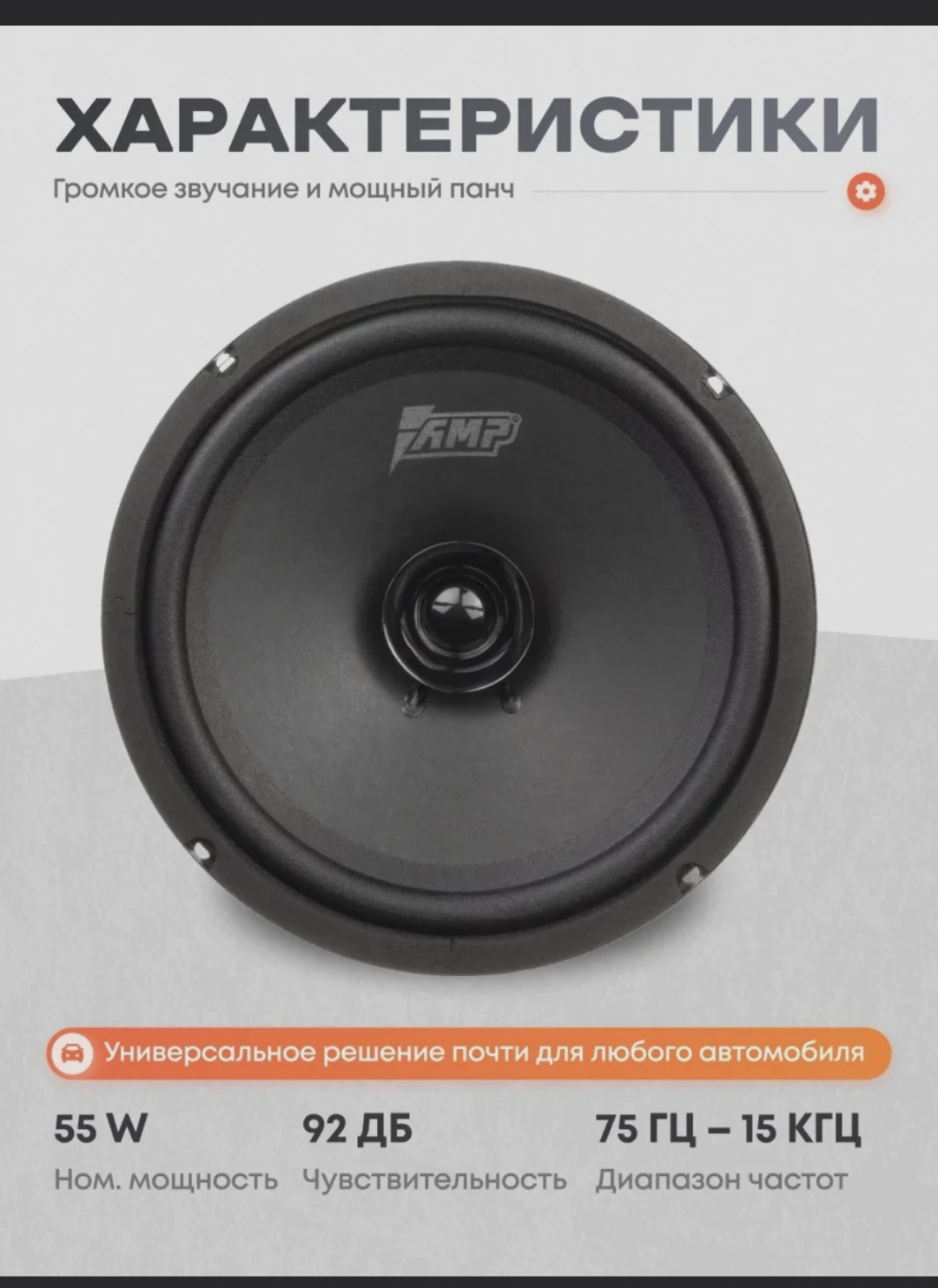 AMP широкополосная АС PROMO FR80 ver.3 купить,21996