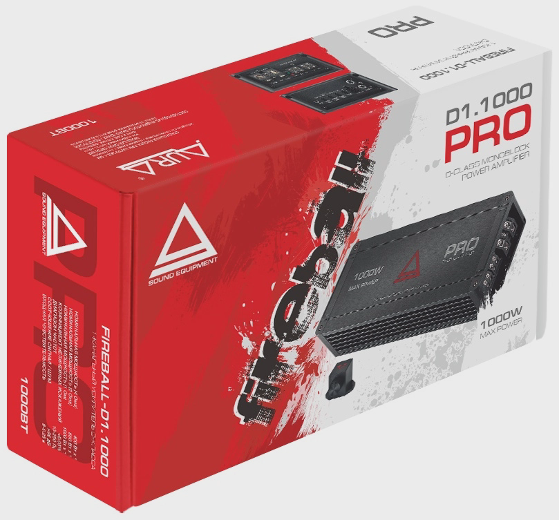AurA Fireball D 1.1000 PRO 1000 Вт 1 канальный купить,59999