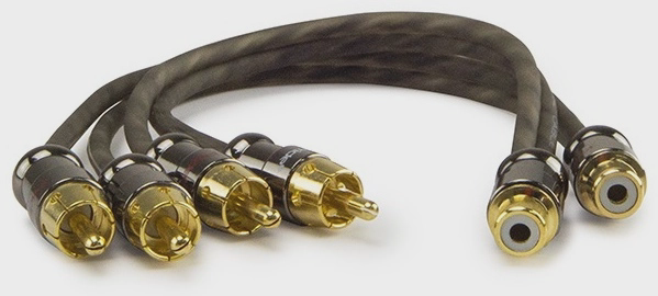 PRIDE кабель RCA Y-5000 (1M2F) 2 шт