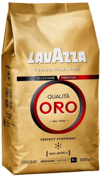 Кофе Lavazza Qualita Oro зерновой 1000 г