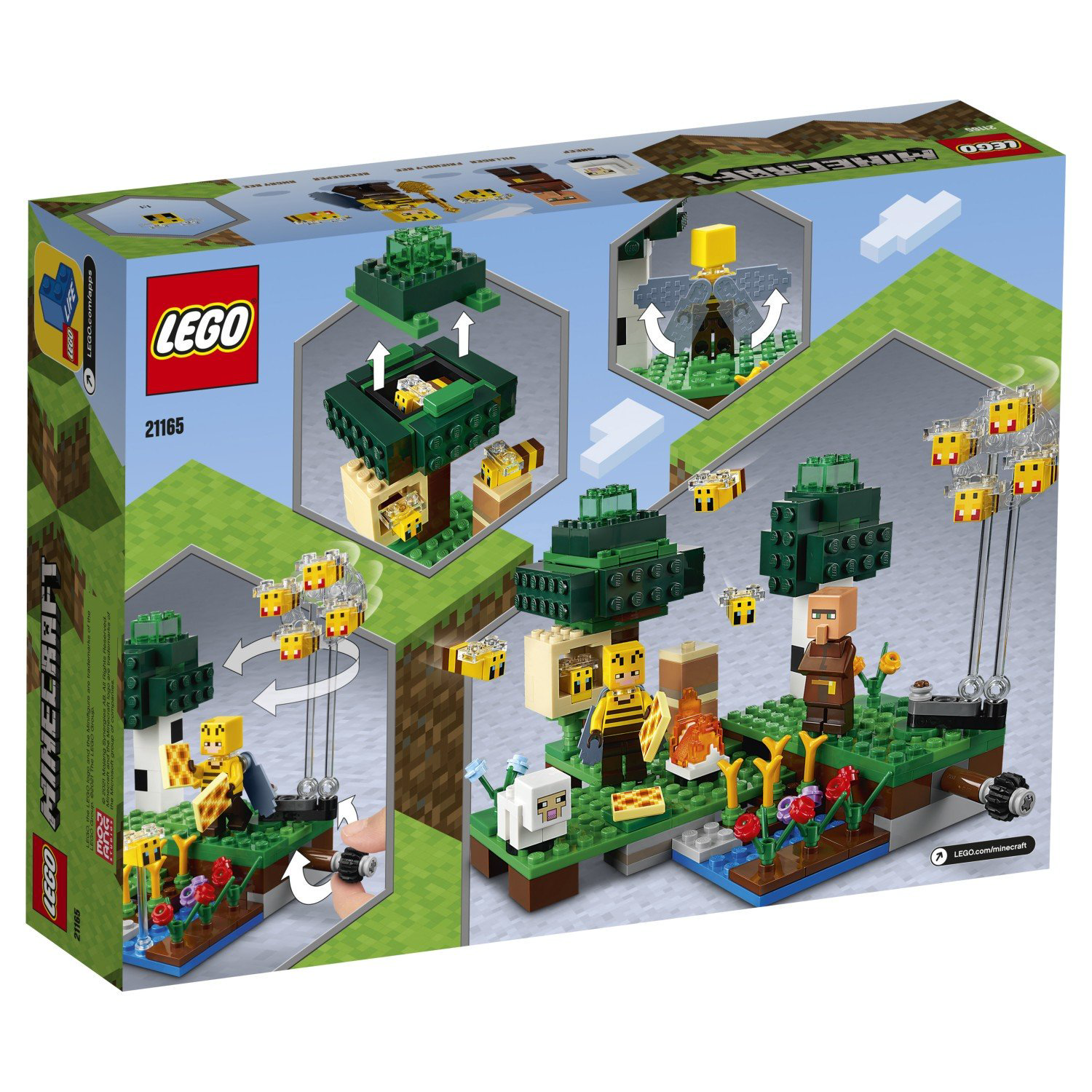 Конструктор Lego Minecraft Пчелиная ферма 21165 238 деталей купить,NaN