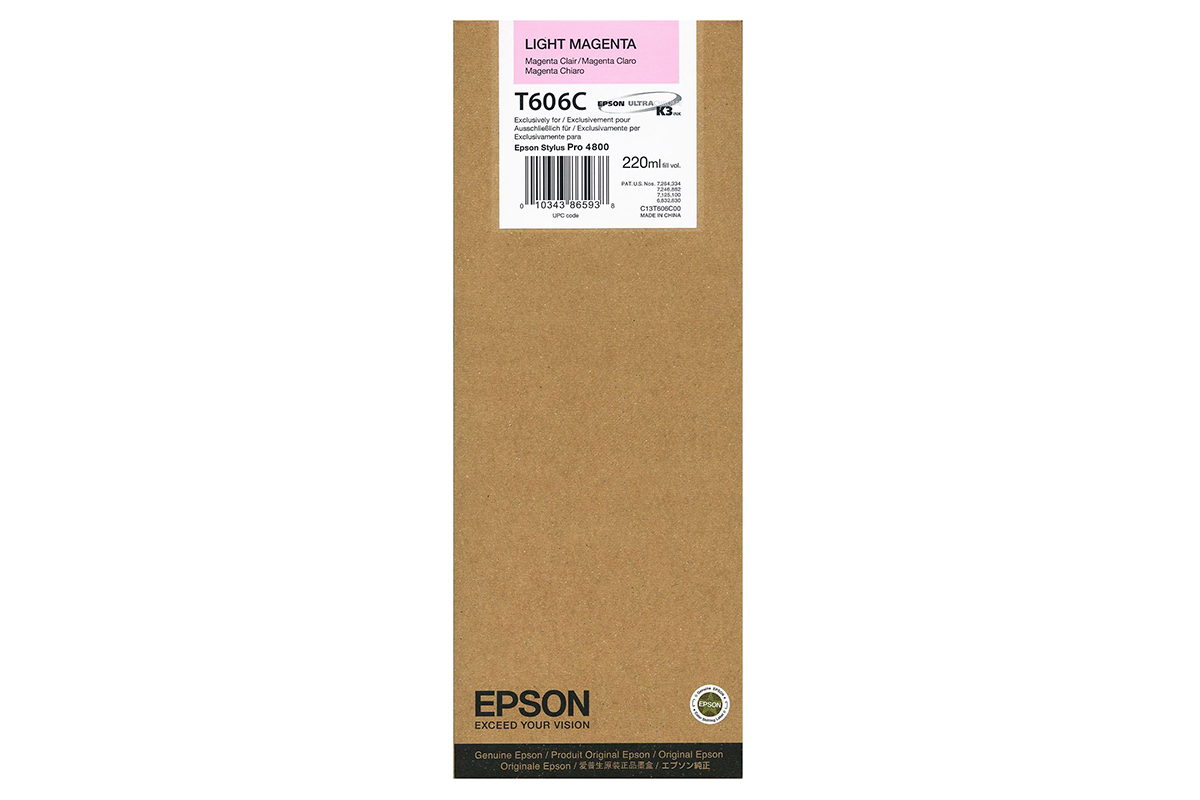 Картридж струйный Epson C13T606C00 светло-пурпурный