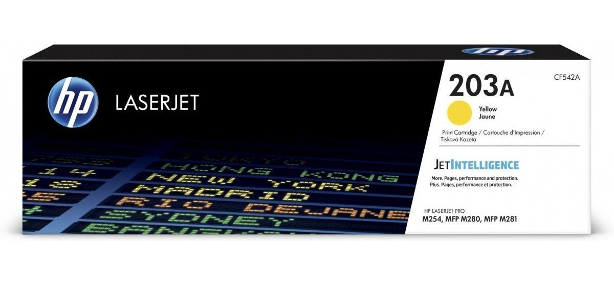Картридж HP CF542A желтый