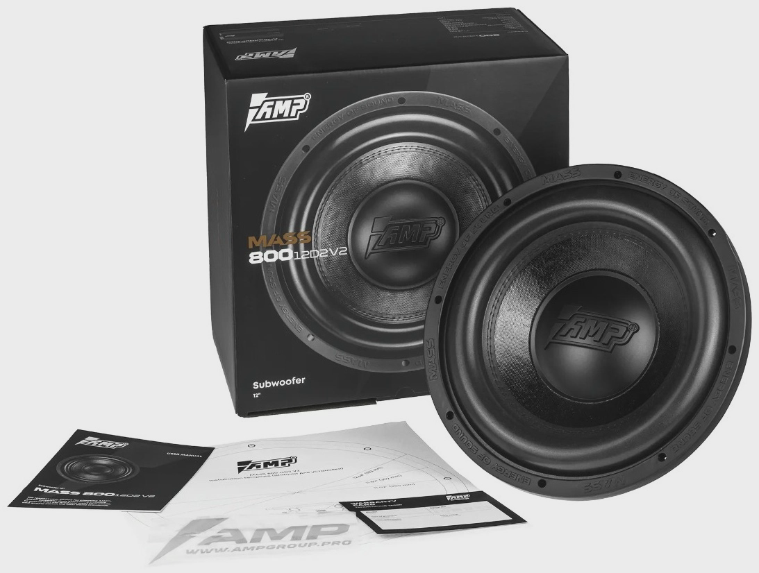 Сабвуфер AMP MASS 800 12D2 V.2