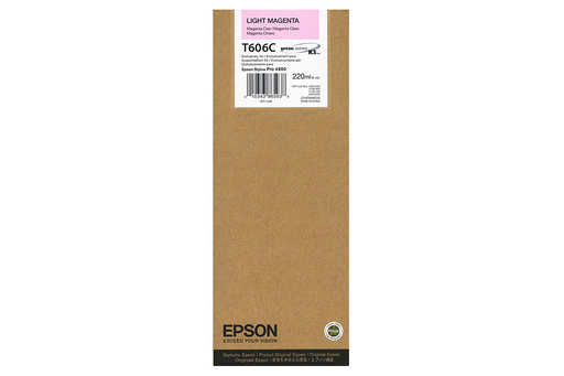 Картридж струйный Epson C13T606C00 светло-пурпурный