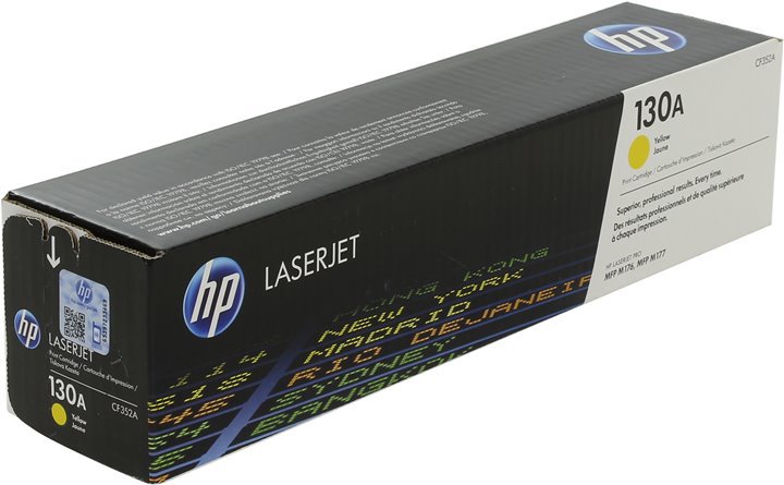 Картридж HP 130A CF352A желтый