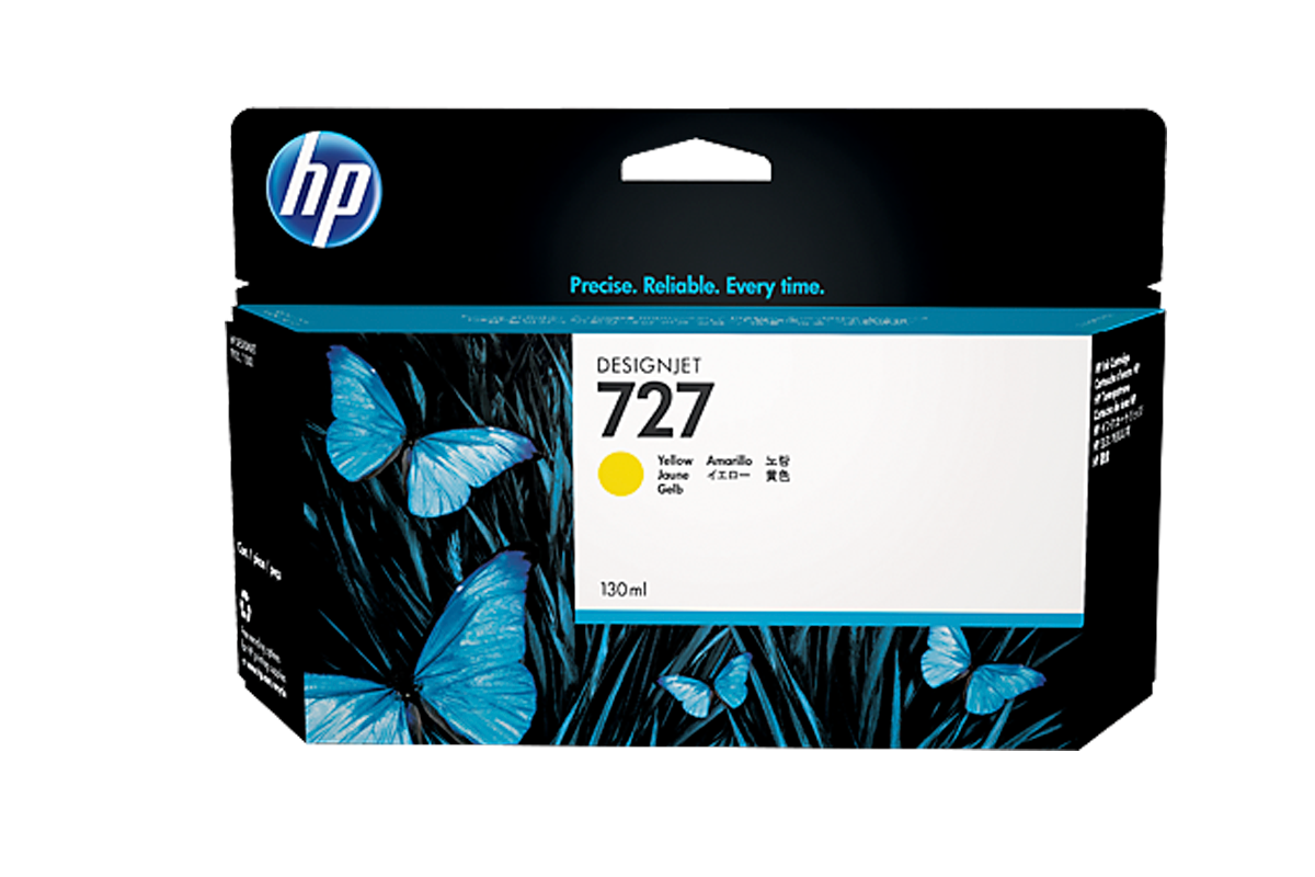 Картридж HP 727 B3P21A желтый