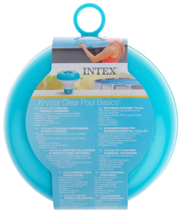 Плавающий дозатор Intex 29040 голубой купить,1490