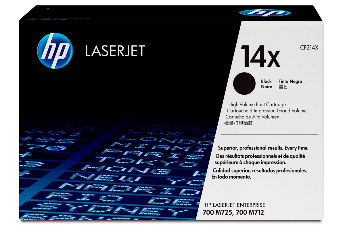 Картридж HP 14X CF214X черный