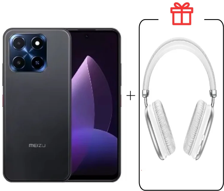 Смартфон Meizu MBLU 22 4/128GB черный + подарок  купить,120000